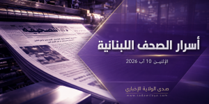 أسرار الصحف اللبنانية اليوم الإثنين 10 آب 2026: خريطة الضم والجيش والكهرباء