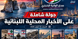 جولة موسعة لصدى الولاية على أبرز الأخبار والتطورات المحلية اللبنانية اليوم الأربعاء 16 أيلول 2026