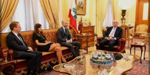 الرئيس بري يستقبل وزير الخارجية الفرنسي والوزيرة المنتدبة