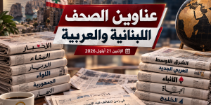 عناوين وأسرار الصحف اللبنانية والعربية الإثنين 21 أيلولسبتمبر 2026
