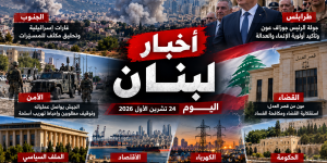 أخبار لبنان اليوم 24 تشرين الأول 2026: غارات إسرائيلية على الجنوب وجولة عون في طرابلس وتطورات سياسية وأمنية