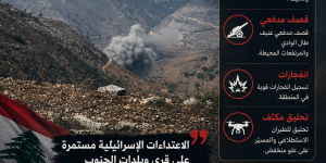 الجنوب تحت الاعتداءات الاسرائيلية الابادية.. توغل في كفرشوبا وغارات على المنصوري والنبطية الفوقا وتفجيرات وإحراق منازل